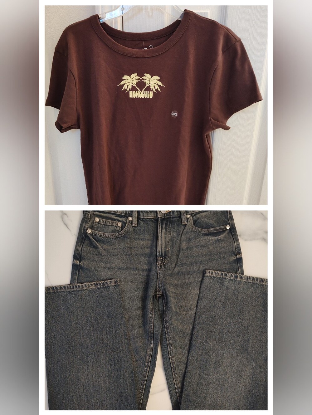 NWOT PacSun Women's/Junior Jeans & NWT PacSun Honolulu Shirt XXL Both Jr sized
